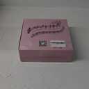 WDF 60Pcs Pink Plates Disposable with Gold Rim - Baroque Clear Pink and Gold Plastic Party Plates Ideal for Wedding/Baby Shower