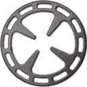 Ilsa Gas Ring Reducer, 4.75-Inch, Cast Iron, Black