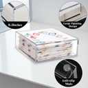 Acrylic Napkin Holder, 7.1 x 7.1 x 2.75Inch Flat Napkin Holder with Lid Clear Waterproof Square Napkin Dispenser Decorative Paper Napkin Container Organizer for Table Kitchen Bathroom