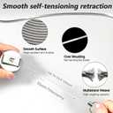 2Pcs Retractable Pull Pen Pencil Holder 24'' Universal Lanyard Retractable Pencil Pull with Belt Clip and Key Ring for Carpenters Nurses Workers