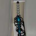 Bed Head Rock N Roller Clamp Free 2-in-1 Curling Wand | Round Barrel for Tousled Waves (Blue)