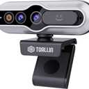 TOALLIN 2K QHD Webcam with Windows Hello, Facial Recognition Web Camera, 5 Million Pixels, Auto-Focus Computer Camera, USB Webcam with Microphone & Privacy Shutter