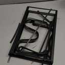 MUDEELA Pots and Pans Organizer Rack for under Cabinet, Expandable 11.81''-22.85'' Pot Lid Kitchen Cabinet Organizer Holder with 10 Adjustable Compartment Cutting Board Organizer for Pan Lid, Bakeware