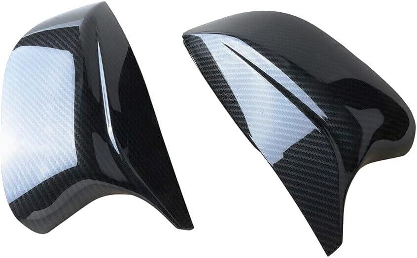 Side Mirror Caps, Door Mirror Cap Covers Compatible with Infiniti Q50 Sedan 2014-2020, Q60 2015-2020, Q70 2014-2019, QX30 2017-2019 (Carbon Fiber Pattern)