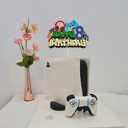 Gyufise 1Pcs Video Game Happy 8th Birthday Cake Topper Glitter Video Game Cake Pick Game On Controllers Tenth Cheers to 8 Years Cake Decoration for Boys 8th Birthday Party Supplies