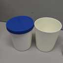 BALCI - Premium Ice Cream Containers (2 Pack - 1 Quart Each) Perfect Freezer Storage Tubs with Lids for Ice Cream, Sorbet and Gelato! - Blue