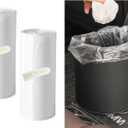 Yourkar 2Packs Trash Liner Refills (60 Count), Watertight Thickened Mini Trash Can Bags, Transparent Desktop Trash Bin Liners Garbage Bags for Cars Office Home, Car Accessories
