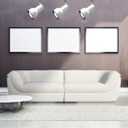 Nuvo Lighting TK320 3-Light Step-Cylinder Track-Lighting Kit, White
