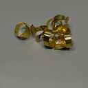 Gold Napkin Rings Set of 8, Metal Leaf Bulk Napkin Rings, Cloth Napkin Holder Ring Dining Table Decorations for Easter Weddings Valentine Christmas Thanksgiving Party of Setting