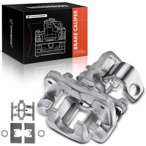 A-Premium Disc Brake Caliper Assembly with Bracket Compatible with Select Honda and Acura Models - Civic 2006-2015, ILX 2013-2018, CSX 2006-2011 - Rear Right Passenger Side