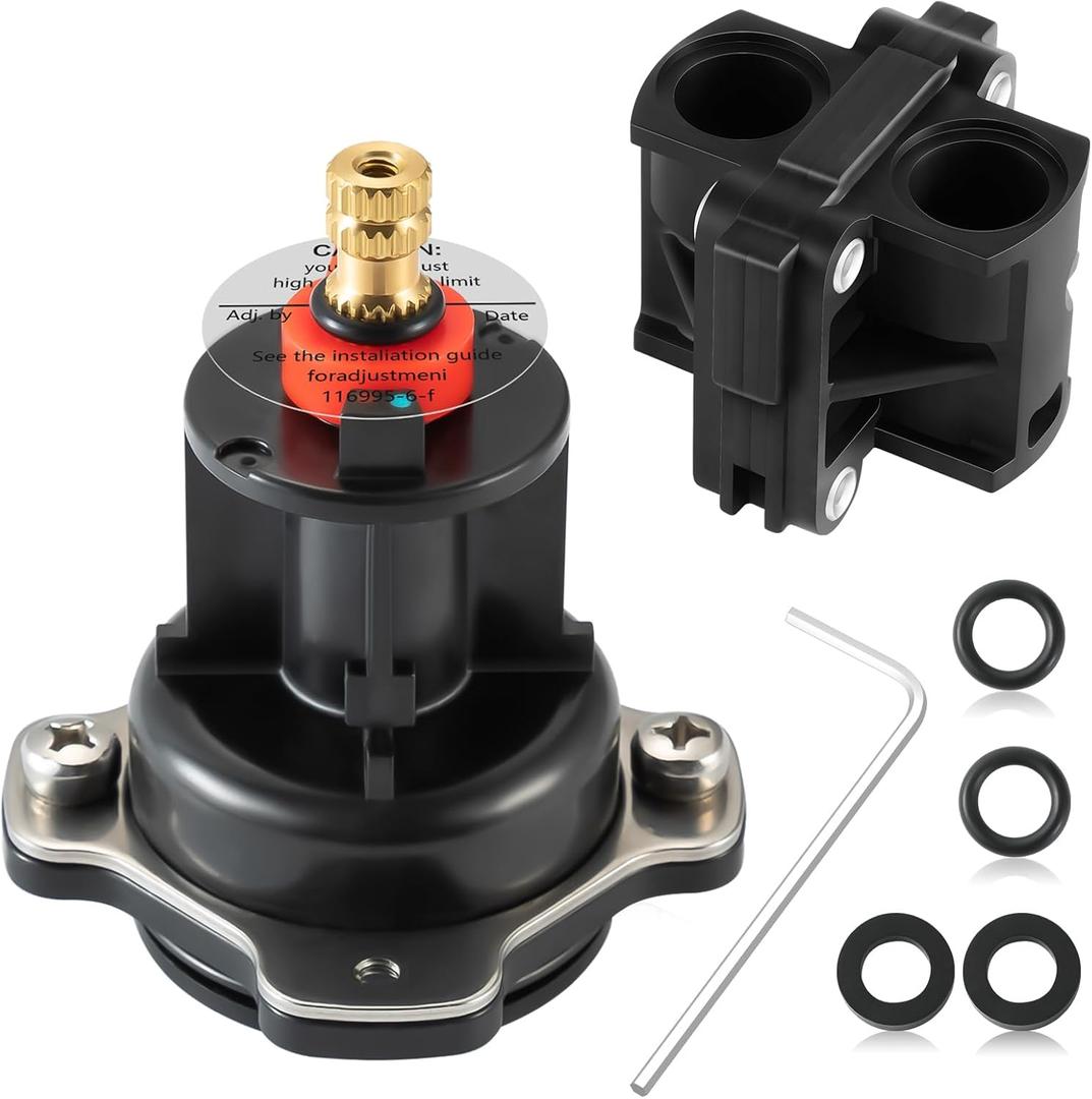 GP76851 Mixer Cap and GP500520 Pressure Balancing Unit, Compatible with Kohler GP77759 Mixer Cap, Shower Cartridge Replacement Valve Repair Kit, for Rite-Temp and 1/2" Shower Valve