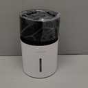 3L Mist-Free Evaporative Humidifier for Bedroom, Top Fill Humidifier Work with Tap Water, Touch Control,USB Powered, Sleep Mode, Night Light,18H Timer, Easy-Clean Design for Home Office (Black)