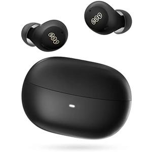 QCY HT07 Multi-Mode Active Noise Cancelling Wireless Earbuds, AI-Enhanced Calls Bluetooth Headphones with 6 Mics, Anti-Wind Noise, Transparency, App for Custom EQ, 32H Playtime, Bluetooth 5.2