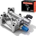 VVTC Oil Control Valve & VVT Solenoid, Replaces OE 15811-R40-A01 918-080 VVT239, Compatible with 2008-2015 Accord Civic CR-V TSX ILX 2.4L Engine - Fixes Cold Start Rattle & Timing Issues