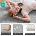 ZonLi Japanese Floor Futon Mattress 100% Cotton Washable Cover, King