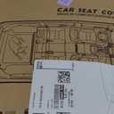 YGL Luxury PU Leather Car Seat Covers Front Set, Non-Slip Seat Cover Protectors, Universal Fit for Cars, Trucks, SUVs, Vans, Pickups, Airbag Compatible, Seat Covers for Car Interior (Gray)