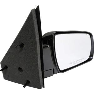 Dorman 955-340 Passenger Side Manual Door Mirror - Folding Compatible with Select Chevrolet / GMC Models, Black, 9.4 Inches
