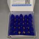 HLO Lighting Set of 25 Blue C9 Faceted LED Christmas Light Bulbs for Indoor & Outdoor Use | Durable Replacement Bulbs