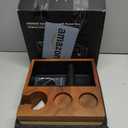 Espresso Knock Box With 54mm Tamping Station For Breville Espresso Accessories Adjustable Portafilter Height, Detachable Coffee Dump Bin