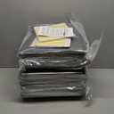 Focusound 120 Pack Acoustic Foam Panels 1" x 12" x 12" Sound Proof Foam Panels Soundproofing Noise Cancelling Wedge Panels for Home Office Recoding Studio with 600 PCS Double-Side Adhesive