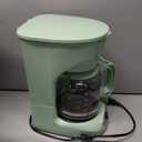 MUELLER HOME 12-Cup Drip Green Coffee Maker, Borosilicate Carafe, Auto-Off, Reusable Filter, Anti-Drip, Keep-Warm Function, Clear Water Level Window, Green Kitchen Accessories & Décor