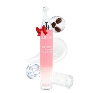 5% Caffeine Eye Serum Treatment,Hyaluronic Acid & Niacinamide, Under Eye Cream for Dark Circles, Anti Aging 360 Massage Rollerball - Reduce Puffiness, Wrinkles & Fine Lines, 0.5 fl. oz