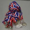 30pcs 2'' Gold Medals for Awards Winner Medals Bulk with Neck Ribbons Metal Trophy Award Prize Gift for Students Adults School Tournaments Competitions