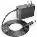 12V Power Adapter for Record Player Speakers Compatible with LP&No.1, Sony, 1byone, Audio-Technica, Record Player Speakers Power Cord Adapter