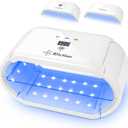 JDiction UV Light for Resin, Wireless UV Resin Lamp with 48 LED Beads, Long Time Setting (1min, 3min, 5min, 10min), Rechargeable 48W Powerful Cordless Curing Tool for Jewelry Making Crafts