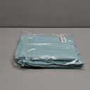 NICETOWN Thermal Insulated Curtains Blackout Draperies, Aqua Blue, Set of 2, 29 by 40 inches Long Window Treatment Solid Grommet Room Darkening Drape Panels for Bedroom