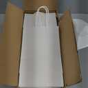 XPCARE 100Pcs Paper Gift Bags 5.25x3.25x8.25'', Small Paper Bags with Handles Bulk, Kraft Paper Bags for Birthday Party Favors, Shopping, Retail Black