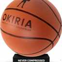 Silent Basketball Size 7, Not Vacuum Compressed, Gift Ready Box Packaging, Quiet Indoor Foam Ball with Deep Grooves for Home Dribbling Practice, Official Size 7