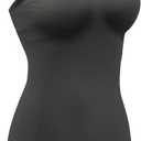 Womens Nursing Tank Tops Women Breastfeeding Seamless Maternity Cami Bra (Medium, Darkgrey)