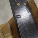 DWVO 47'' Buffet Cabinets with Upper Rack, Farmhouse Coffee Bar Cabinet with Power Outlet & Goblet Holder, Sideboard Cabinets with Sliding Barn Door for Kitchen, Living Room (Black Oak)