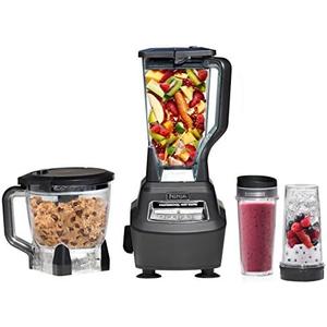 Amazon.com: Ninja Mega Kitchen System, 1500W, 72 oz. Full-Size Blender & 8-Cup Food Processor with (2) 16 oz. To-Go Cups, Total Crushing Technology - Smoothies, Ice Crushing, Purees, Dough & More, Black, BL770: Electric Countertop Blenders: Home & Kitchen