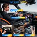 2-in-1 Wireless CarPlay Adapter for Apple iPhone & Android, Plug & Play, Auto Connection, No Latency, 2026 Upgarde Converts Wired Carplay Dongle to Wireless Car Play Adapter for iPhone iOS 10+