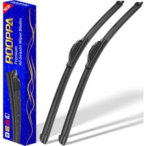 24" 20" Front Windshield Wiper blades Replacement for Hyundai Sonata 2006-2010,Genesis 2012-2014,Genesis Coupe 2010-2016,Premium All-Season Replacement Automotive Windshield Wipers