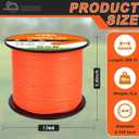 KAKO 155 Trimmer Line, 155 Weed Eater String, 155 Weed Trimmer Line, Square String Trimmer Line .155 Inch-285 Ft-3 Lb, Commercial Nylon Trimmer Line .155 Fits Most String Trimmers(Square)