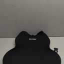 QUTOOL Lumbar Support Pillow for Car, Truck Accessories Travel Essentials, Memory Foam Back Cushion for Driving Seat, Back Pain Relief,Washable Cover, Lower Back Support Fits Most Cars(Black)