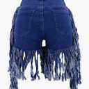 Women's Frayed Raw Hem Jean Shorts Washed Distressed Hot Pant Jeans Ripped Tassel Short Denim Pants Plus Size 2XL