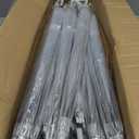 Saintrygo 20 Pack Clear Umbrellas Bulk,Windproof Waterproof Stick Wedding Umbrellas with J Hook Handle for Outdoor Events