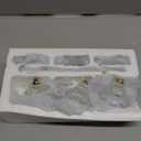 Candlestick Holders, Crystal 2 in 1 Taper and Pillar Candle Holders, Set of 3 Clear Glass Candle Holder, Decorative Candle Holder Candelabra for Home Decor, Wedding, Party, Anniversary