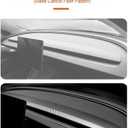 4PCS Dashboard Cover Wrap and Front Air Condition Vent Cover for 2024~2026 Model 3 Highland and 2025~2026 Model Y Juniper, Interior Decoration Accessories(Gloss Carbon Fiber Pattern)
