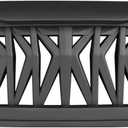 Front Shark Grille Compatible with 2018-2025 Jeep Wrangler JL JLU Gladiator JT w/o TrailCam, Matte Black