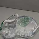 Gospire 9 Wall Mounted Lighted Magnifying Mirror, 1X/10X Magnification Double-Sided LED Bathroom Mirror, 3 Color Lights & Stepless Dimming with Touch Sensor, Extendable Arm 360 Swivel for Shaving (Silvery)