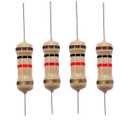 California JOS 1K Ohm Carbon Film Single Fixed Resistor 1/2 W (0.5 Watts) 5% Tolerance, (1K R, 1K ohm, 1K ) Resistor (10 Pack)