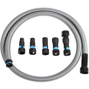 Cen-Tec Systems 94698 Quick Click 10 Ft. Hose for Home and Shop Vacuums with Expanded Multi-Brand Power Tool Adapter Set for Dust Collection