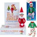 The Elf on the Shelf - Boy Elf Giftset with Donut Pajama Set - Donut Be Naughty PJ's and Boy Character Themed Storybook - A Christmas Tradition