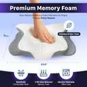 Cervical Neck Pillow, Protect Your Sleep Quality with Memory Foam, All Night Side Sleeper Pillow, Deep and Quality Sleep for Cooling Pillow