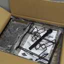 7 code Large Dish Drying Rack for Kitchen Counter, Detachable Large Capacity Dish Drainer Organizer, 2-Tier Dish Racks with Utensil Holder, Black